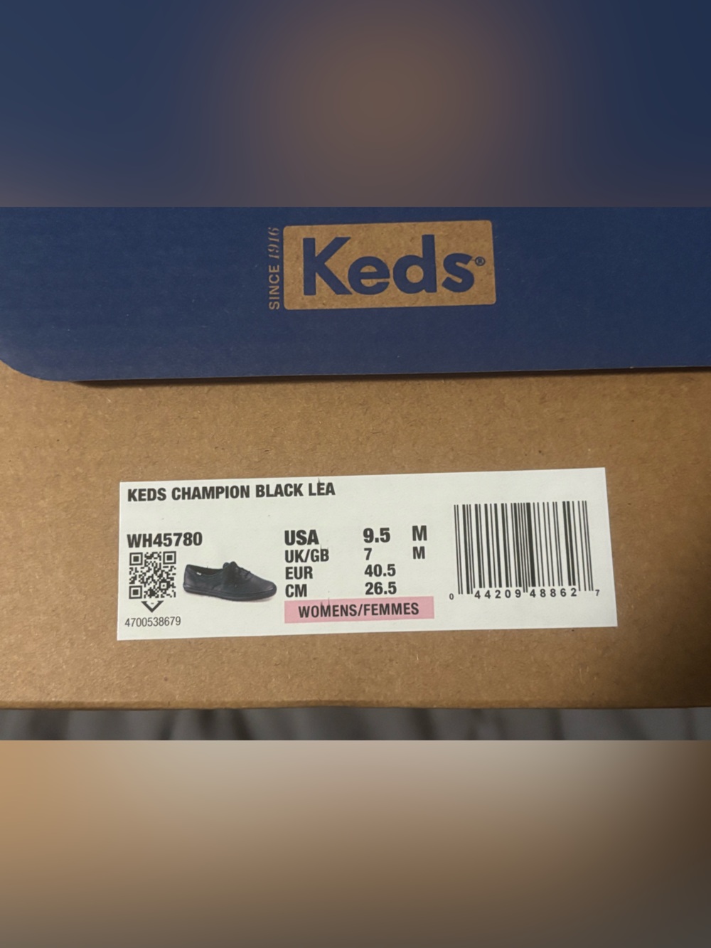Keds Black Leather Champion Low-Top Sneakers